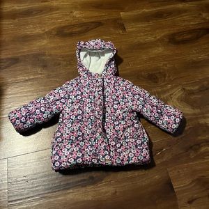Floral 12M Carters winter coat